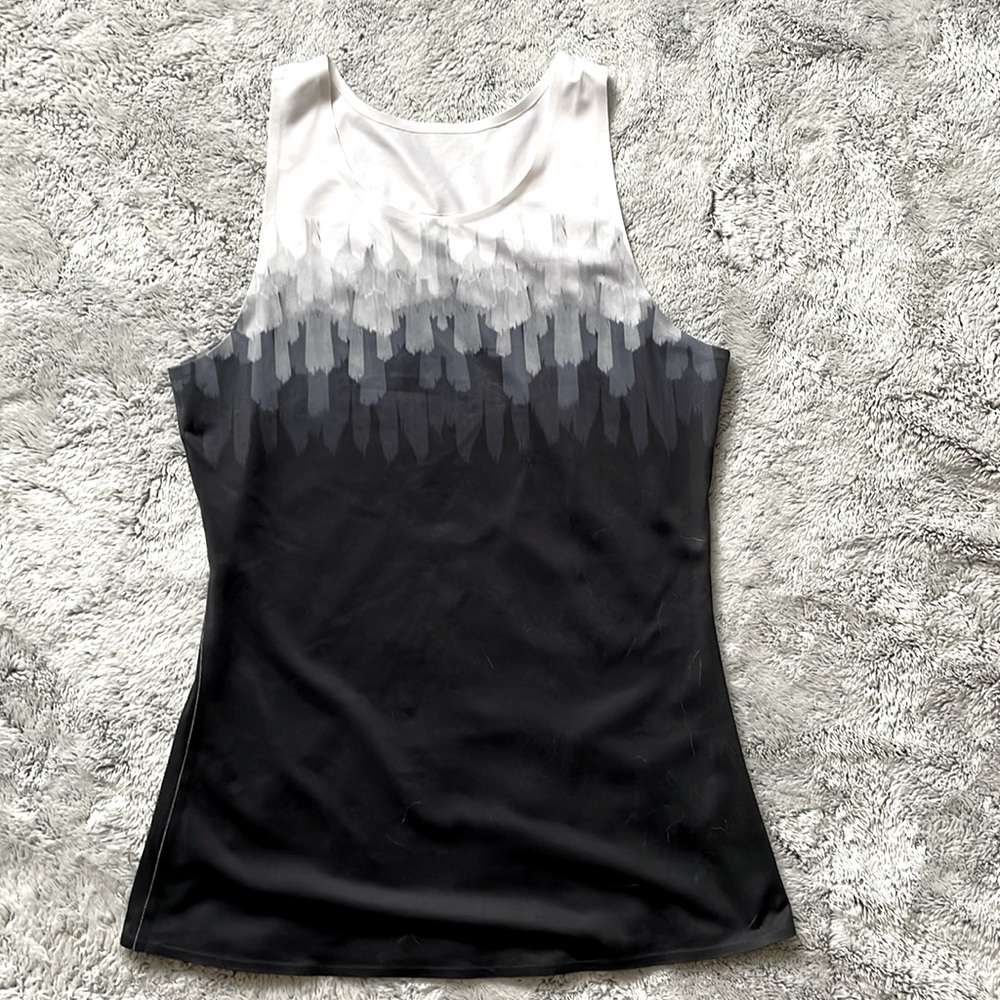 Stylish Black and Gray Women's Tank Top